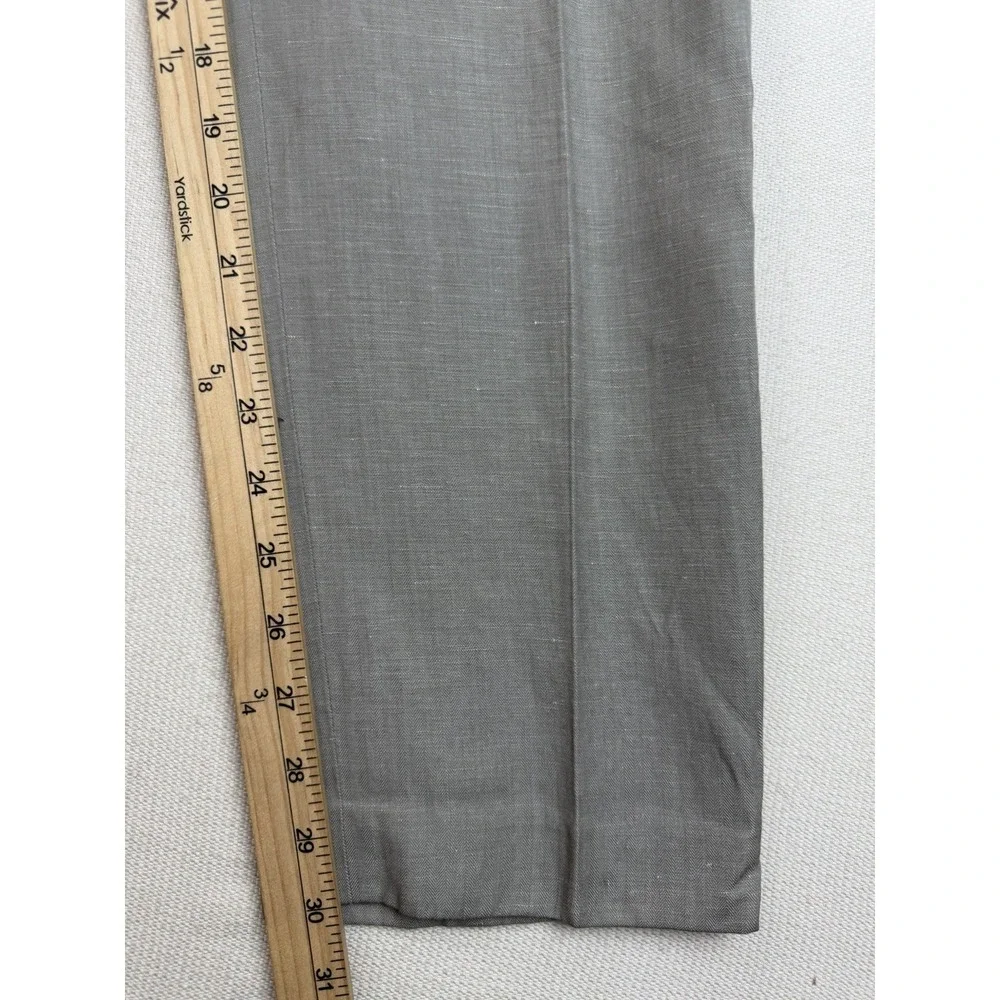 Bonobos Marzotto Wool Linen Blend Athletic Fit Trousers Pants 34x30 Beige Preppy